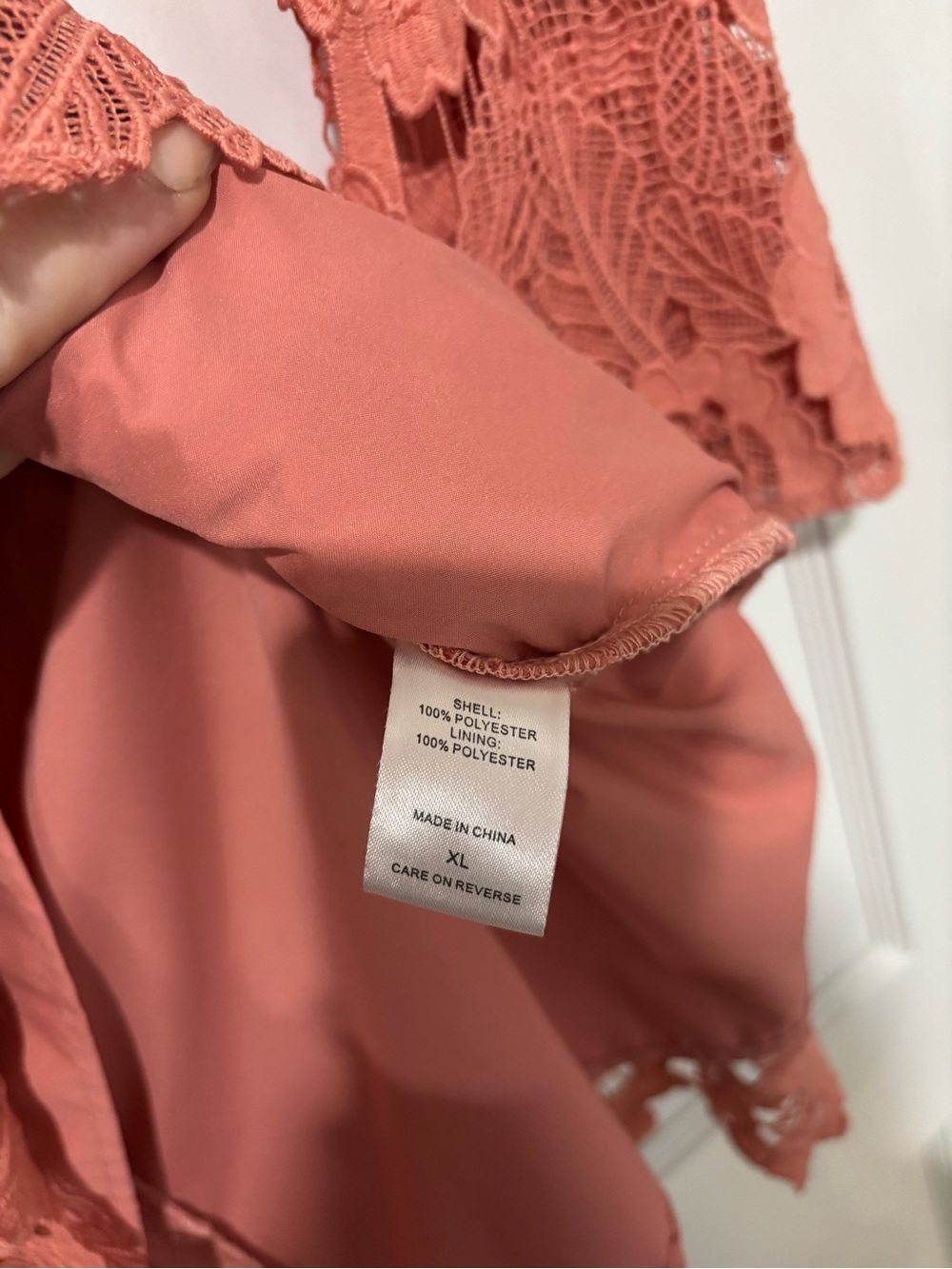 Alexia Admor Coral Pink Lace Mini Dress - Picture 6 of 11